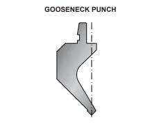 gooseneck press brake punch