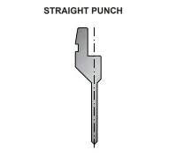 straight press brake punch