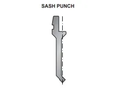 sash press brake punch