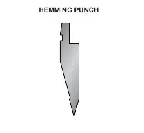 hemming press brake punch