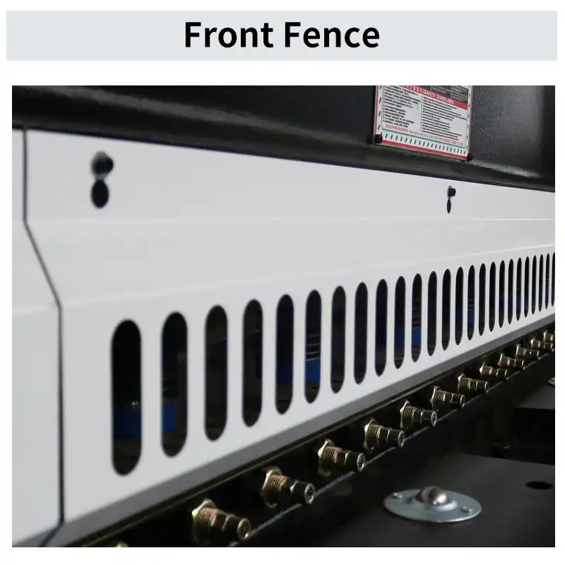 CNC hydraulic shearing machine-front fence