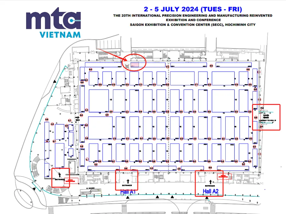 MIHARMLE participates in 2024 MTA Vietnam_booth map