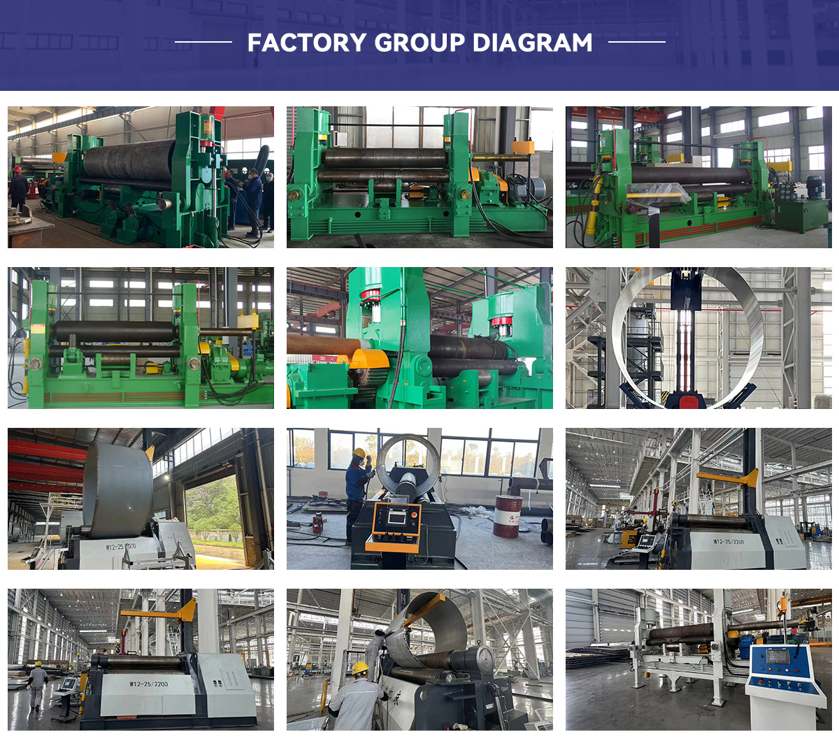 china plate rolling machine factory group