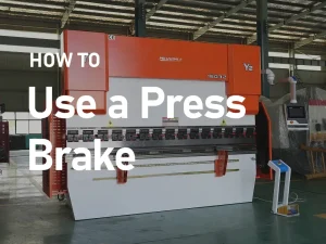 how to use a press brake machine